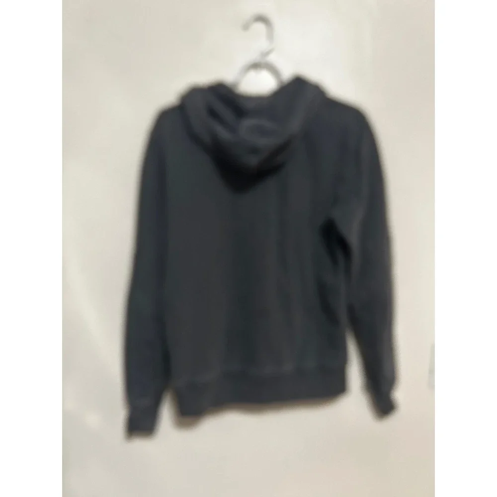 Buck Mason Mens Charcoal Gray French Terry Full Zip Hoodie Small